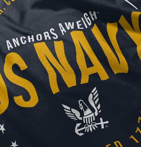 US Navy Logo Anchors Aweigh Est 1775 Toddler Boy Girl T Shirt in Saudi Arabia