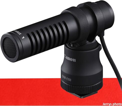 Canon DM-E100 ميكروفون الاتجاهي المتوافق مع الكاميرات الرقمية المتوافقة مع EOS: R3 ، R7 ، R10 ، R6 MK II ، R8 ، R50 ، 90D ، 80D ، 77D ، Rebel SL3 ، Rebel SL2 ، Rebel T7i ، M6 MK II ؛ PowerShot: G7 X MK III (متجدد) in Kuwait