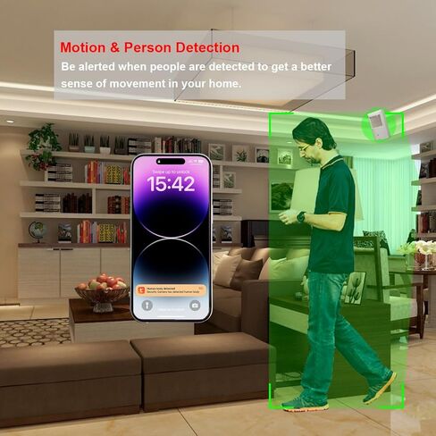 كاميرا أمنية Sinis Pir ، 6 ميجابكسل Poe Hidden Camera داخليًا ، WIFI Dual-Band 2.4/5G ، الكشف عن الإنسان والحركة للمراقبة المنزلية ، الرؤية الليلية الأشعة تحت الحمراء ، ميكروفون واحد ، سحابة ومحلية ، تطبيق Tuya in Kuwait