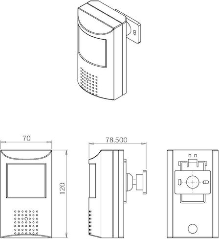 كاميرا أمنية Sinis Pir ، 6 ميجابكسل Poe Hidden Camera داخليًا ، WIFI Dual-Band 2.4/5G ، الكشف عن الإنسان والحركة للمراقبة المنزلية ، الرؤية الليلية الأشعة تحت الحمراء ، ميكروفون واحد ، سحابة ومحلية ، تطبيق Tuya in Kuwait