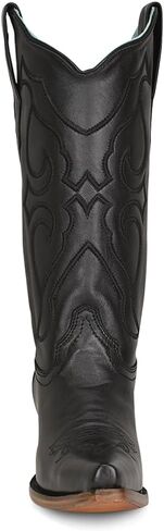 Corral Ladie's Black Matching Stitch Pattern و PullStraps Snip Stee ، وقنص إصبع القدم ، وجلد نعل ، غرب ، Z5072 in Saudi Arabia