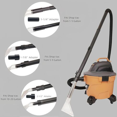 مجموعة محول مستخرج Universal Shop Vac (2-1/2 "، 1-7/8" ، 1-1/4 ") in Saudi Arabia