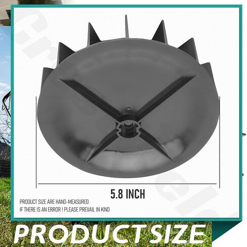 مروحة ضاغط الهواء AC-0108 (5.75 "OD)-استبدال AC0108 889131 متوافق مع Craftsman Devilbiss Porter Cable C3150/C2550 ، أيضًا SE-ARS و EXCE-LL و Black & Decker و Delta Models in Kuwait