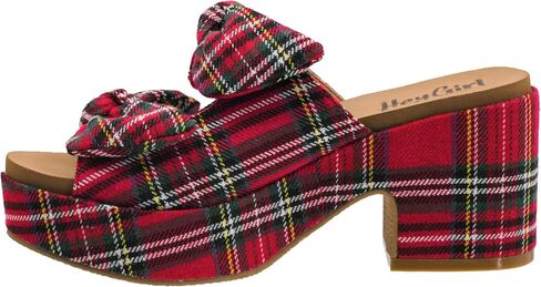تضع Womens Corkys أحذية القوس على الصندل المكتوب-مع كعب بحجم 3.25 بوصة ومنصة 1 بوصة ، وكعب مكتنزة ، ونعل إيفا ، وجزء علوي أنيق مع أقواس in Saudi Arabia