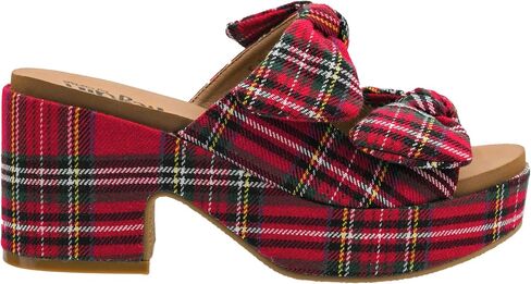 تضع Womens Corkys أحذية القوس على الصندل المكتوب-مع كعب بحجم 3.25 بوصة ومنصة 1 بوصة ، وكعب مكتنزة ، ونعل إيفا ، وجزء علوي أنيق مع أقواس in Saudi Arabia