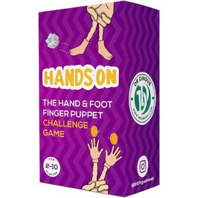 DR DINGUS Finger Hand & Feet Puppets - 4 Hands, 4 Feet, 4 Handles - Premium Rubber Little Tiny Finger Hands – Fun and Realistic Design – Ideal Gag Present in Kuwait
