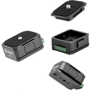 Fotopro Claw Quick Release Plate Set, 1/4 Inch Screw Universal Quick Setup Kit for Camera Tripod Handheld Gimbal Stabilizer Ball Head Monopod Slider (RZ-2 Orange) in Kuwait