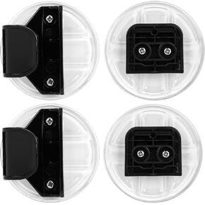 No Drill Retractable Baby Gates Parts, Large Size No Drilling Accessory for 120" 150" and 200" Miumoon Retractable Gate (Gray, Large) in Kuwait