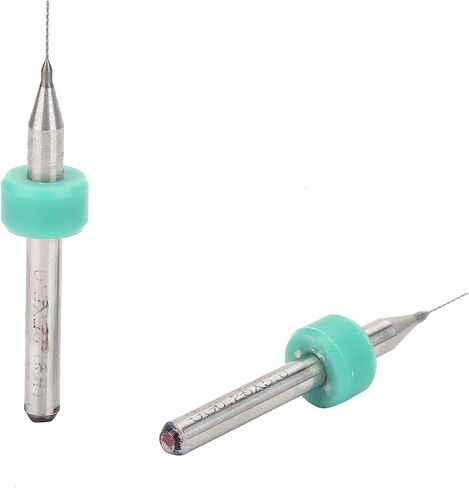 Yosoo Carburo Drilling Bit Mini for CNC PCB Engraving, Smooth Chips Elimination, Cutting, 10 Pieces (0.25mm) in Saudi Arabia