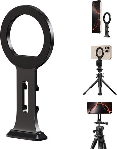 Elitehood Aluminium Magsafe Tripod Phone Mount ، حامل هاتف مضغوط لترايش ترايبود مع لوحة إصدار ARCA SWISS السريعة و 1/4 بوصة محول ، ملحقات MATPL in Kuwait