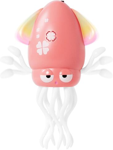 Dancing Octopus Baby Toys, Electric Crawling Squid Infant Tummy Time Toy with Light & Music, Interactive Sensory Toy for Toddlers & Kids (Ages 0-6+), Birthday Gift for 6 12 18 24 36+ Months Boy Girl in Kuwait