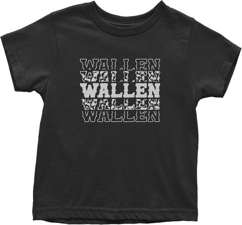 Wallen Country Music Western Toddler T-Shirt, Soft Cotton in Kuwait
