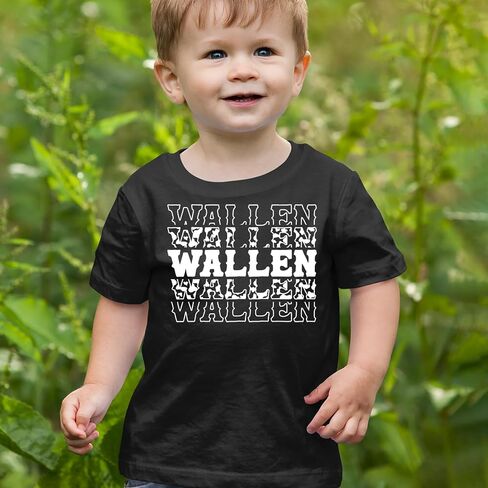 Wallen Country Music Western Toddler T-Shirt, Soft Cotton in Kuwait