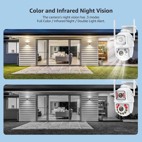 BOAVISION 2PACK DUAL LENSAGE LINKAGE CAMERA Outdoor ، Wireless PTZ Dual Screen Camer in Kuwait
