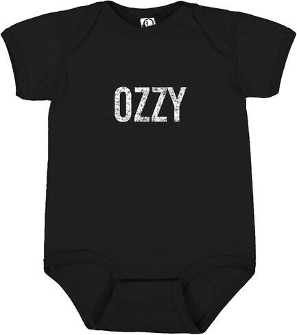 Wild Bobby RIP Ozzy Distressed Name Pop Culture Baby Creeper Boys Girls Infant Bodysuit in Saudi Arabia