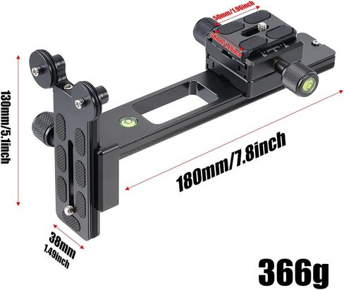 18cm Telephoto Lens Support Quick Release Plate, Long-Focus Holder Bracket Stand for Tripod Ball Head DSLR Camera Compatible with A-RCA Y-ajia Tripod in Saudi Arabia