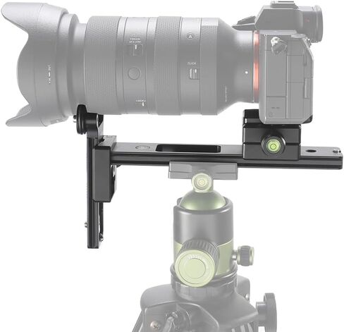 18cm Telephoto Lens Support Quick Release Plate, Long-Focus Holder Bracket Stand for Tripod Ball Head DSLR Camera Compatible with A-RCA Y-ajia Tripod in Saudi Arabia