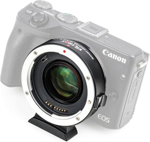 Viltrox EF-EOS M2 Speed ​​Booster 0.71x Auto Focus Lens Adapter متوافق مع عدسة Canon EF إلى Canon EOS Mount Camera EOS-M M200 M5 M50 M100 in Kuwait