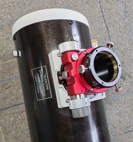 6-Point Ball Bearing Focuser - Dual Speed, Zero Backlash Brass Rack & 5kg Load for Skywatcher 150P/200P/250P F4/F5, 6-12" Newtonians/DOBs (for Orion/Celestron) (Circular Focuser Adapter) in Kuwait