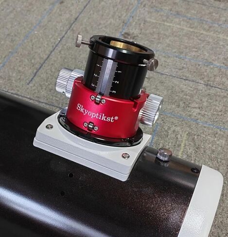 6-Point Ball Bearing Focuser - Dual Speed, Zero Backlash Brass Rack & 5kg Load for Skywatcher 150P/200P/250P F4/F5, 6-12" Newtonians/DOBs (for Orion/Celestron) (Circular Focuser Adapter) in Kuwait