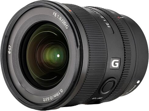 Sony FE 20mm f/1.8 G Lens (SEL20F18G) + 64GB Memory Card + Filter Kit + Backpack + Card Reader + Flex Tripod + Memory Wallet + Cap Keeper + Cleaning Kit + Hand Strap (Renewed) in Saudi Arabia