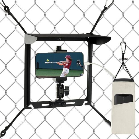 يتوق سياج الهاتف الخليوي مع الظل القابل للإزالة ، مجموعة التثبيت تغيير اللعبة لأجهزة iPhone و GoPro و Mevo Start وكاميرات الحركة الأخرى ، مثالية لتسجيل لعبة البيسبول والكرة اللينة والألعاب التنس in Kuwait
