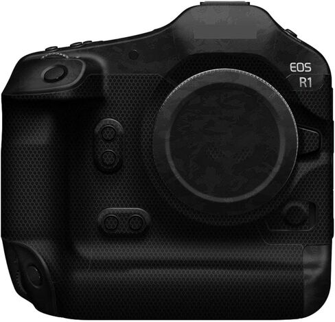 R 1 Anti-Scratch Camera Skin Wrap Sticker Coat Vinly Protective Film Body Protector Decals Cover for Canon EOS R1 (Knight Black) in Kuwait
