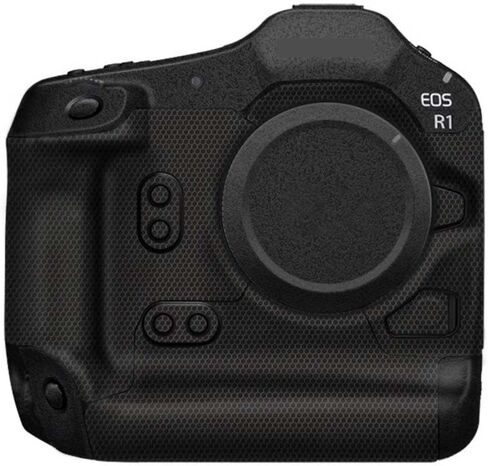 R 1 Anti-Scratch Camera Skin Wrap Sticker Coat Vinly Protective Film Body Protector Decals Cover for Canon EOS R1 (Knight Black) in Kuwait