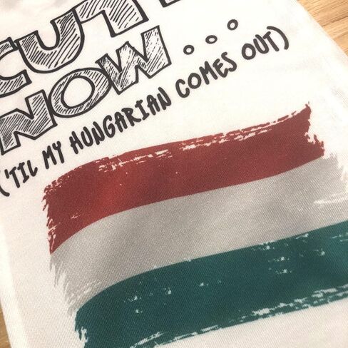 Toddler Hungary T-shirt 'Til My Hungarian Comes Out Kids Shirt Top in White 2T-8T in Saudi Arabia