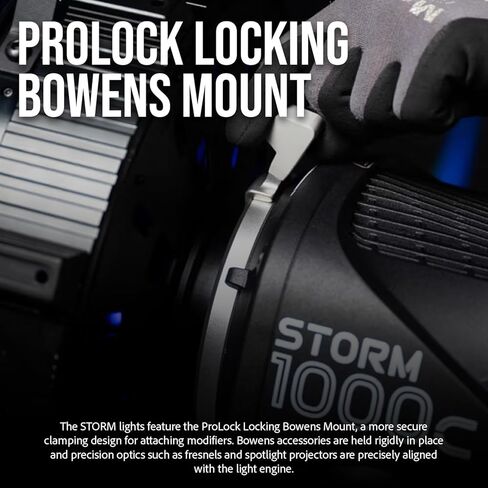 Aputure Storm 1000c نقطة مصلحة مع حزمة عاكس عاكس (أسود) واسعة مع بوينز مقاس 12 بوصة Mount Black Fresnel ، مجموعة عاكس 1200x ، وأبواب Barn CF12 (4 عناصر) in Kuwait