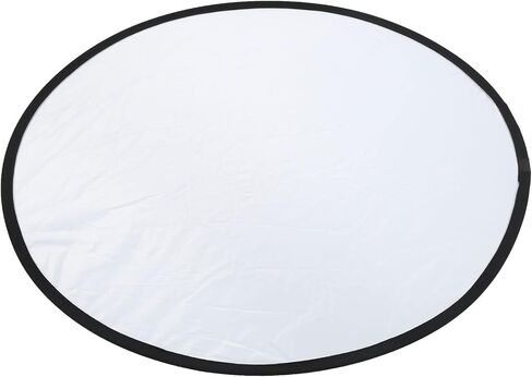 aqxreight Silver White 2 In1 Reflector Portable Round Photography Light Reflector for Live Lighting 110cm 43 3in Good Photography and Silver and White ReflectorPhotography Ref (80cm) in Saudi Arabia