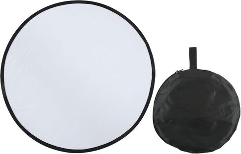aqxreight Silver White 2 In1 Reflector Portable Round Photography Light Reflector for Live Lighting 110cm 43 3in Good Photography and Silver and White ReflectorPhotography Ref (80cm) in Saudi Arabia