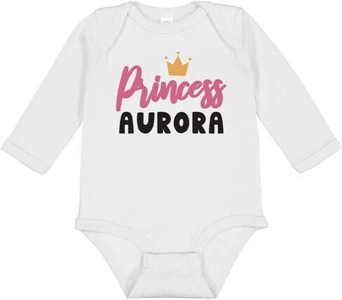 Taty Kids Princess Aurora Long Sleeve Baby Bodysust in Kuwait