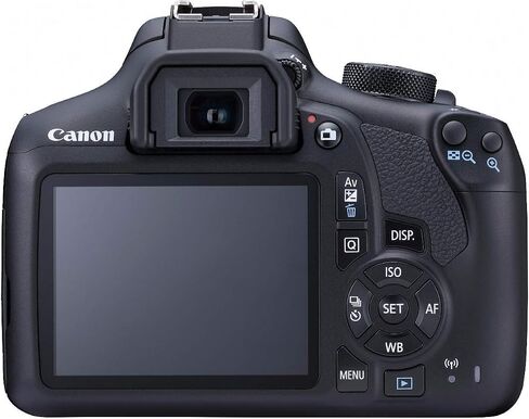 مجموعة كاميرا Canon EOS Rebel T6 Digital SLR مع EF-S 18-55 مم f/3.5-5.6 هي العدسة II (أسود) in Saudi Arabia
