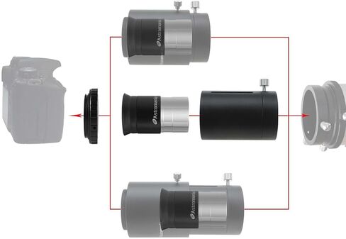 Astromania Canon EOS T -Ring Adapter - حزمة مع - 2 "محول كاميرا عالمي متغير in Saudi Arabia