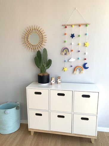 قوس قوس قزح على الطراز الشمالي الزخرفة المعلقة ، الأطفال أطفال ديكور منزل للبالغين ، زخرفة منزلية حديثة على الطراز الحديث ، in Kuwait