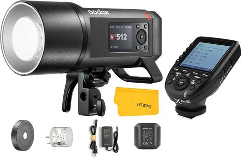 Godox Ad600 Pro II Ad600Pro II Flash Strobe Outdoor Flash ، 2.4G TTL Studio Flash HSS 1/8000S ، 40W Light Bi-Color Model Light ، بطارية ليثيوم ، مع Godox XPRO-C TTL Wireless Flash Trigger لكاميرا Canon Camera in Saudi Arabia