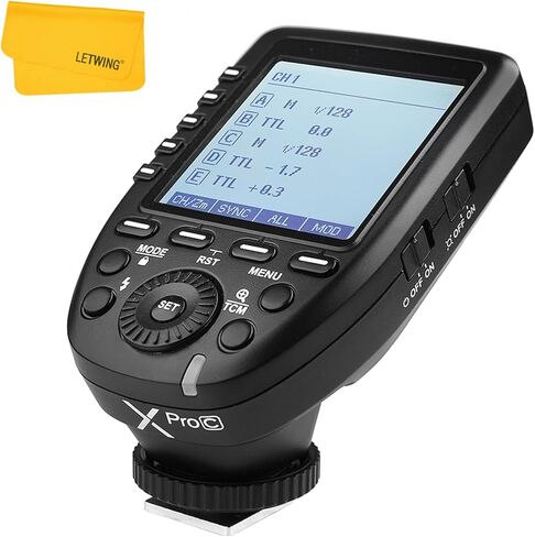 Godox Ad600 Pro II Ad600Pro II Flash Strobe Outdoor Flash ، 2.4G TTL Studio Flash HSS 1/8000S ، 40W Light Bi-Color Model Light ، بطارية ليثيوم ، مع Godox XPRO-C TTL Wireless Flash Trigger لكاميرا Canon Camera in Saudi Arabia