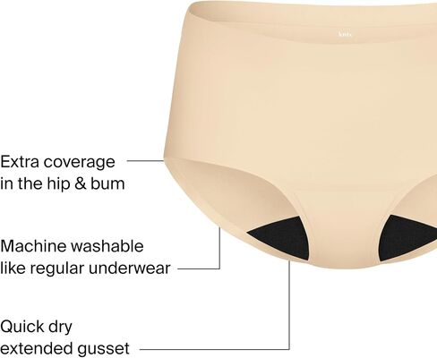 KNIX Super Leakproof Boyshort - Period Underwear for Women - Black, XX-Large (1 Pack) in Saudi Arabia