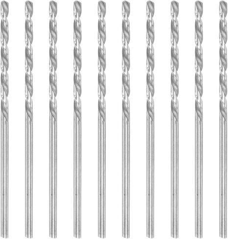 #US 10 Pcs 1.75mm High Speed Steel Drill Bits, Fully Ground 52mm Length Drill Bit in Saudi Arabia