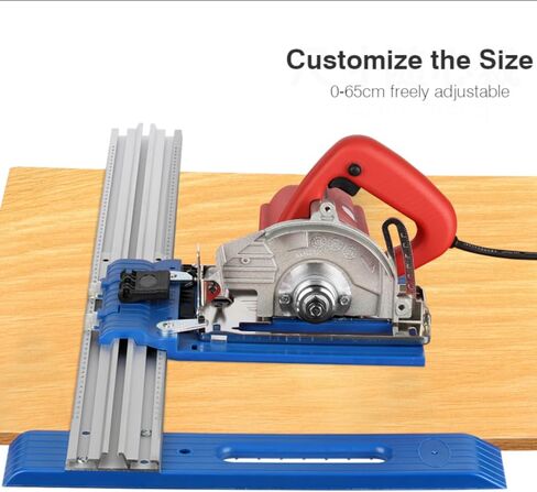 Easy Cut Circular Saw Circular Saw Rail Track Track Saw Converter Cutting Machine Base Woodworking Positioning Cutting Tools in Saudi Arabia