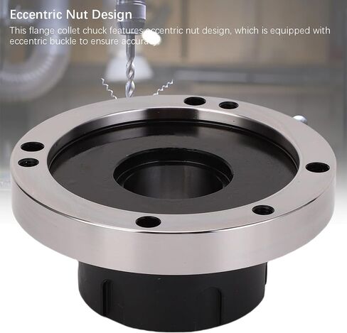 Fafeicy 130mm Lathe Collet Chuck ER50 Flange Milling Machine Tool Workholding Engraving Spring Chuck in Saudi Arabia