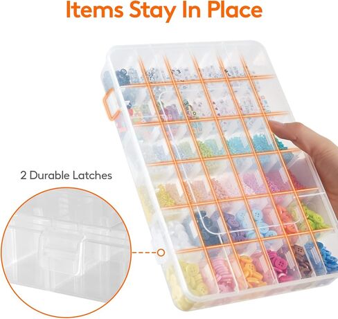 Lifewit Photo Storage Box 5 × 7 حالة صور ، 9 حارس صور داخلي ، صناديق صور واضحة ، Lifewit 3 Pack 36 شبكات واضحة من المنظم البلاستيكي القابل للتكديس حاوية مربع تخزين in Saudi Arabia