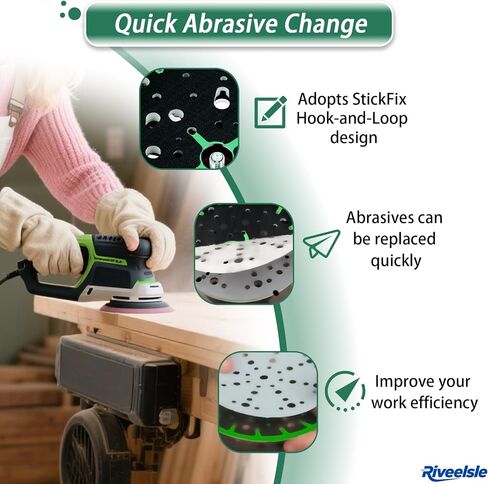 تمت ترقيته 202460 6 بوصة (150 مم) من لوحة الصنفرة الصلبة المتوافقة مع ETS Festool 150/3 Eq ، ETS 150/5 EQ ، ETS EC 150/3 EQ ، ETS EC 150/5 EQ Finish Sander ، 17/48-HOLE SANDING PAD in Kuwait