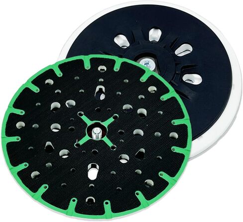 تمت ترقيته 202460 6 بوصة (150 مم) من لوحة الصنفرة الصلبة المتوافقة مع ETS Festool 150/3 Eq ، ETS 150/5 EQ ، ETS EC 150/3 EQ ، ETS EC 150/5 EQ Finish Sander ، 17/48-HOLE SANDING PAD in Kuwait