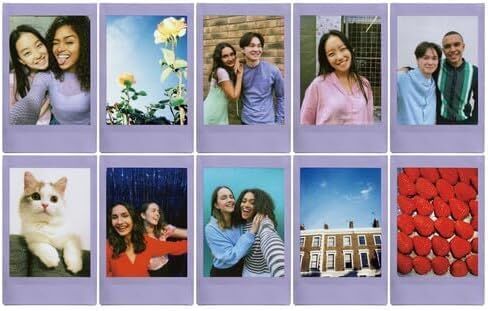Fujifilm Instax Mini Film Variety Pack – 5 Unique Styles for Instax Cameras (Macaron, Monochrome, Standard Twin Pack, Lavender, Pink Lemonade) – 60 Sheets Total + Sunshine Photo Cleaning Cloth... in Saudi Arabia