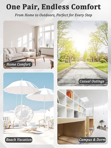 Cloud Slides for Women and Men Pillow Slippers House Slides Shower Sandals | Thick Sole | Ultra Soft | Indoor & Outdoor in Saudi Arabia