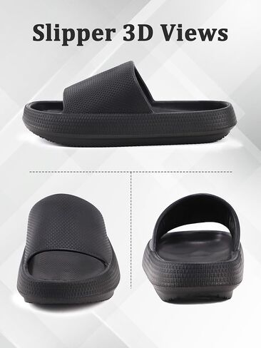 Cloud Slides for Women and Men Pillow Slippers House Slides Shower Sandals | Thick Sole | Ultra Soft | Indoor & Outdoor in Saudi Arabia