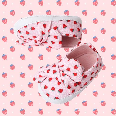 Baby Girls Shoes Infant Shoes, 1 Year Old Birthday Walking Shoe for 0-12 Months, Easy Wear Non Slip Lightweight Baby Indoor Outdoor Sneakers in Saudi Arabia