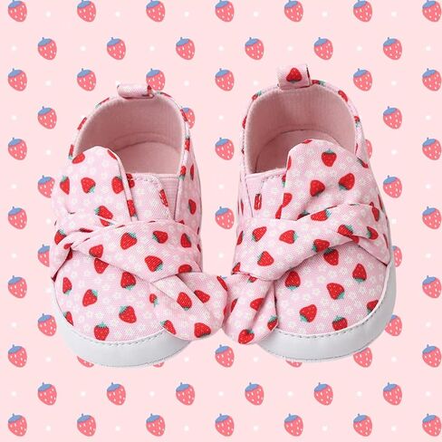 Baby Girls Shoes Infant Shoes, 1 Year Old Birthday Walking Shoe for 0-12 Months, Easy Wear Non Slip Lightweight Baby Indoor Outdoor Sneakers in Saudi Arabia